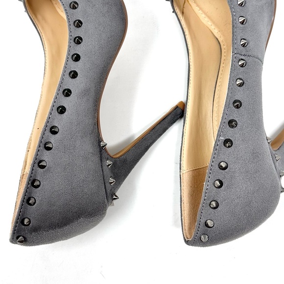 Shoe Republic LA Womens Suede Pointy Toe Stiletto Pump - Picture 16 of 16